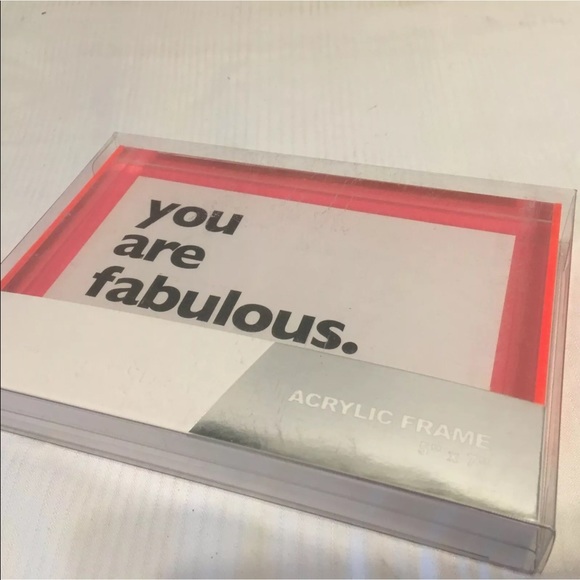 INC Bright Pink Stand Alone Desktop Picture Frame - Picture 4 of 6